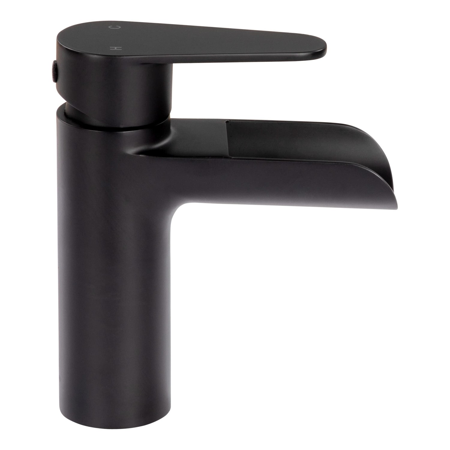 Waterfall Bathroom Faucet - Black Matte (Retail Box)
