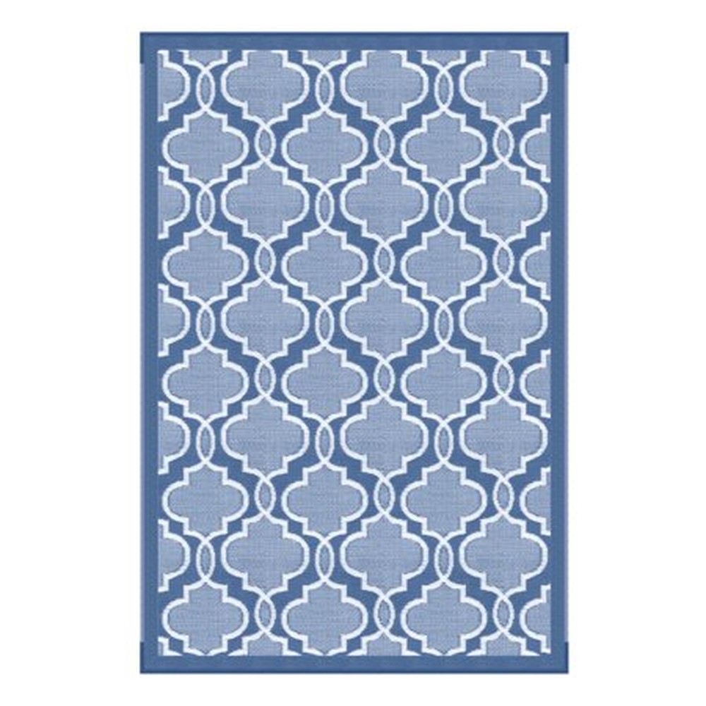 ALL WEATHER 6FTX9FT BLUE PATIO MAT
