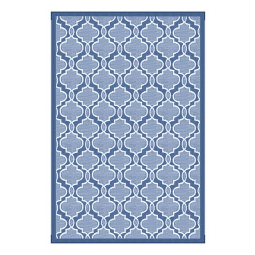 ALL WEATHER 8FTX12FT BLUE PATIO MAT
