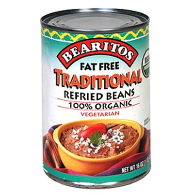 Little Bear Regular Refried Beans Fat-Free (12x16 Oz)