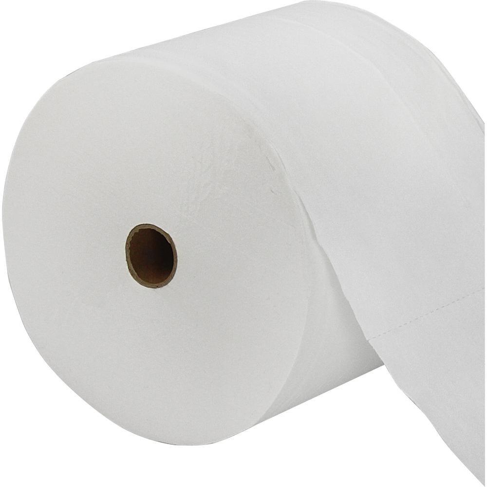 LoCor Bath Tissue - 2 Ply - 3.85" x 4.05" - White - Virgin Fiber - Embossed - For Janitorial - 36 Rolls Per Carton - 36 / Carton