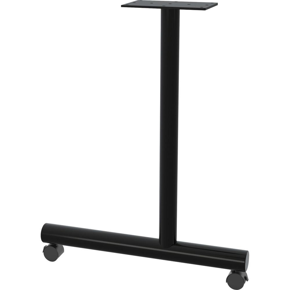 Lorell Training Table Base - Black C-leg Base - 27" Height x 22" Width - Assembly Required