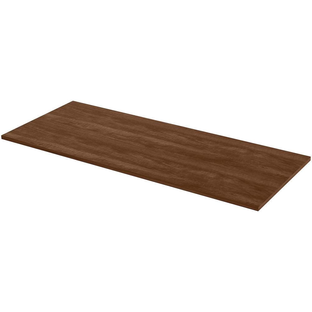 Lorell Utility Table Top - Cherry Rectangle, Laminated Top - 72" Table Top Width x 30" Table Top Depth x 1" Table Top Thickness 