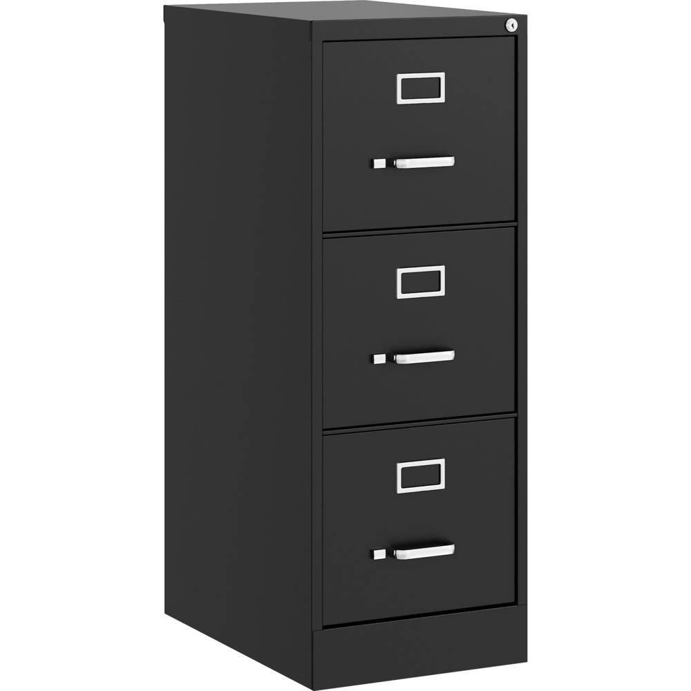 Lorell Commercial-Grade Vertical File - 15" x 22" x 40.2" - 3 x Drawer(s) for File - Letter - Vertical - Ball-bearing Suspension