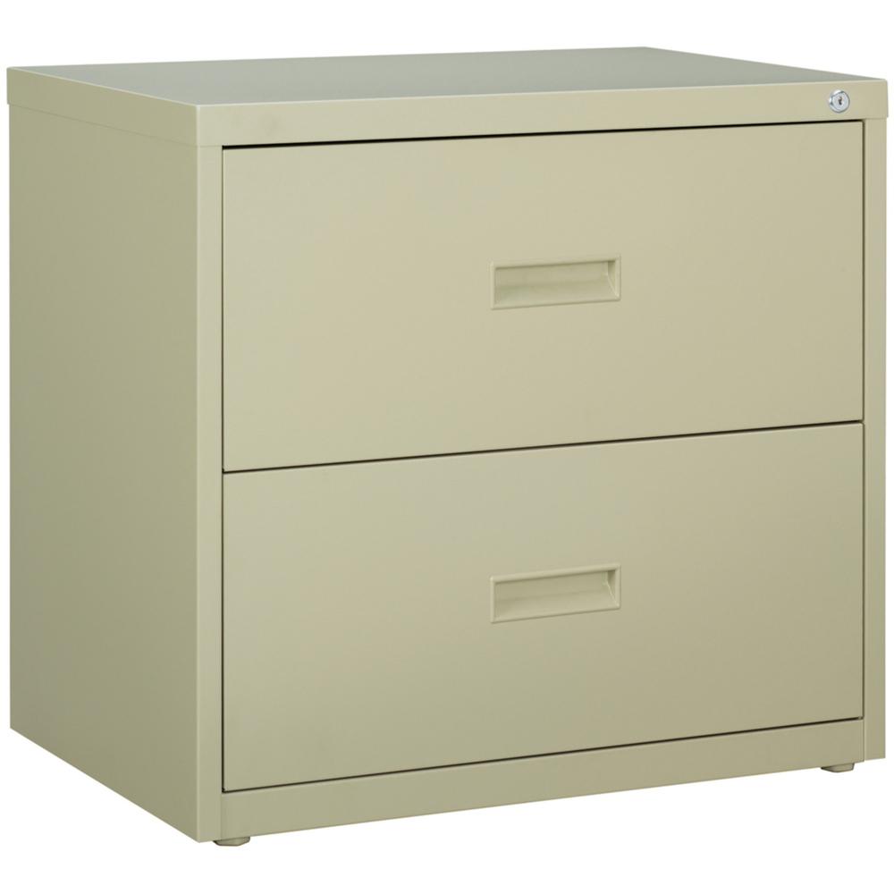 Lorell Lateral File - 2-Drawer - 30" x 18.6" x 28.1" - 2 x Drawer(s) for File - A4, Letter, Legal - Interlocking, Ball-bearing S