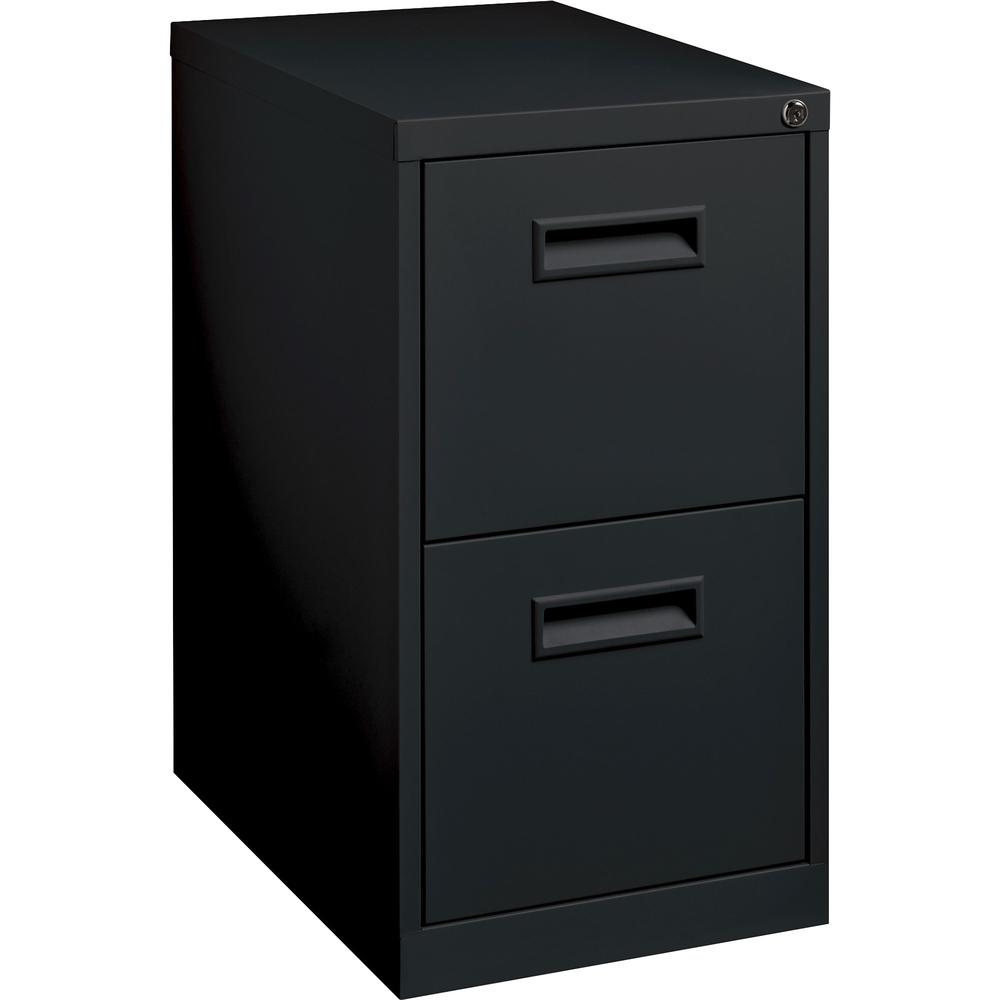 Lorell File/File Mobile Pedestal Files - 2-Drawer - 15" x 19" x 28" - 2 x Drawer(s) for File - Letter - Locking Casters, Securit