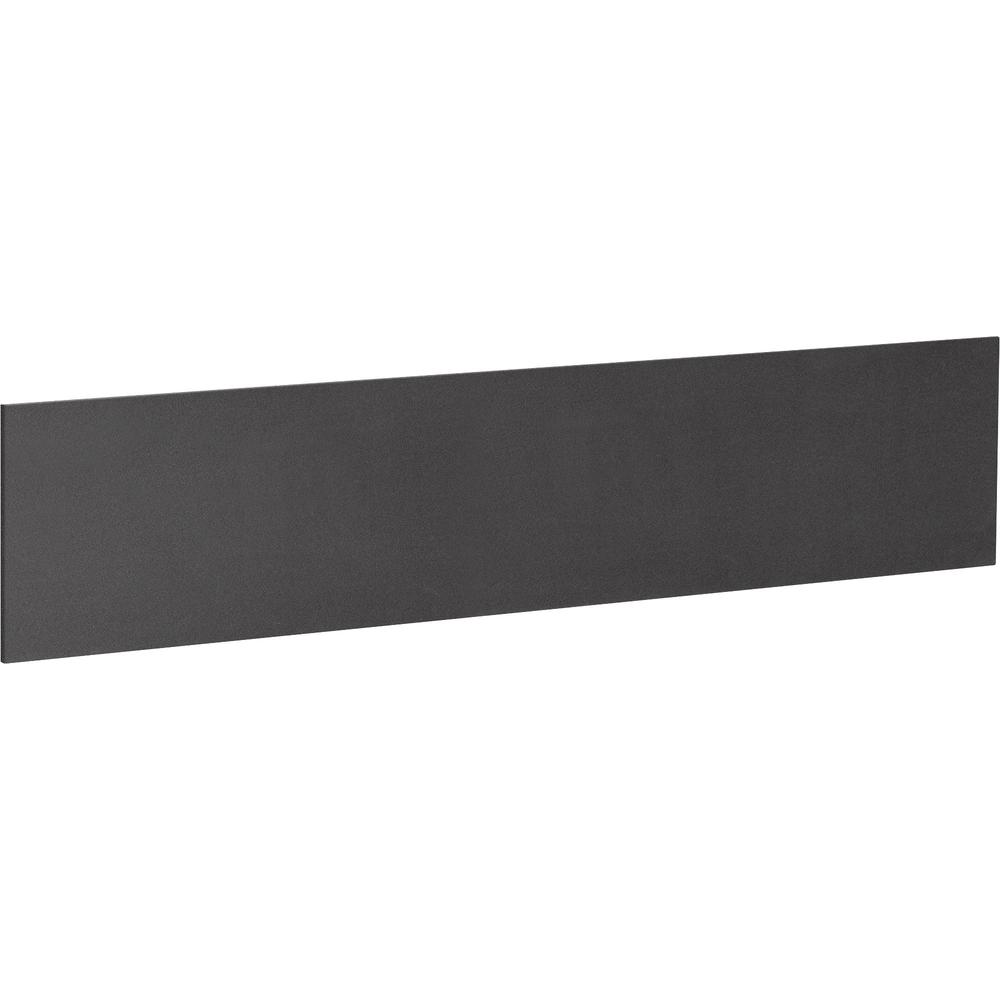 Lorell Essentials Series Hutch Tackboards - 16.50" Height x 68.63" Width x 0.50" Depth - Black Fabric Surface - Laminated - 1 Ea