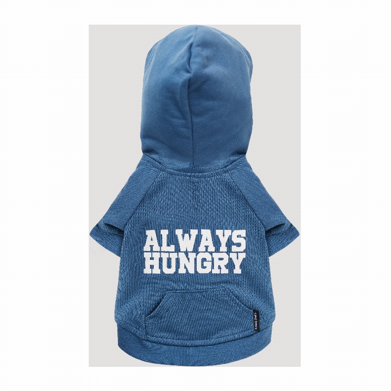 The Everyday Hoodie - ALWAYS HUNGRY - Medium Blueberry Blue