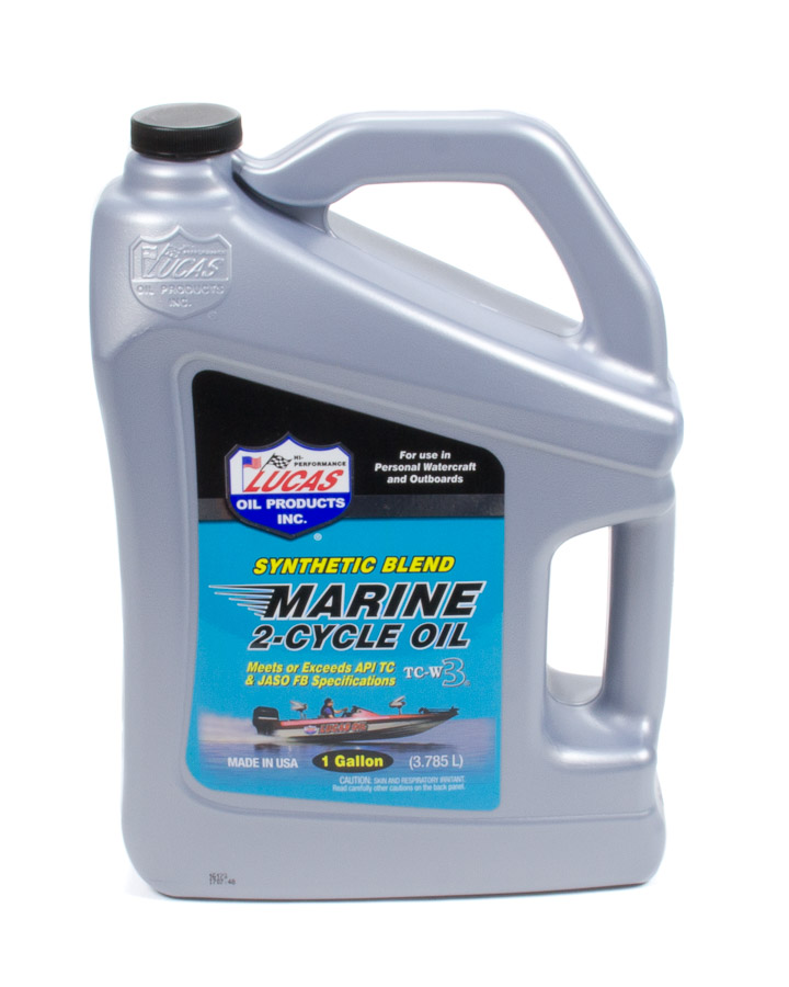 SYNTHETIC BLEND 2CYCLE MARINE OIL/4X1/GALLON