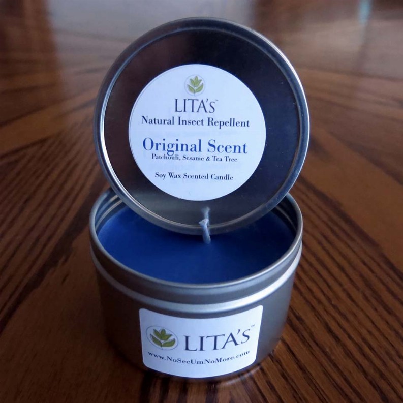 Lita's Natural Insect Repellent Soy Wax Candle