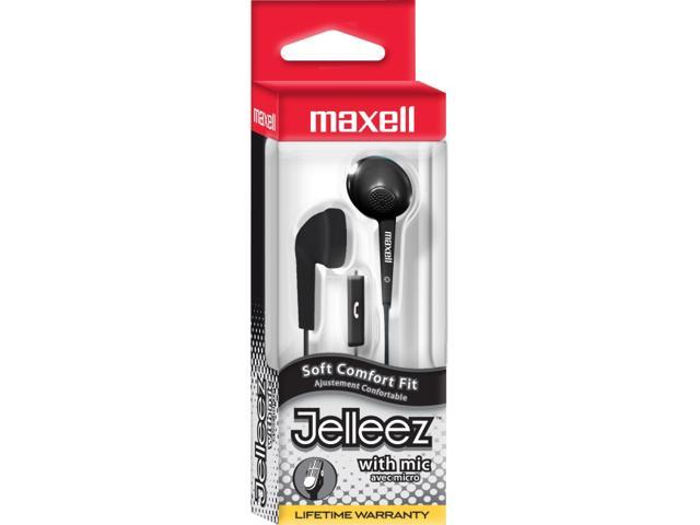 Jelleez Soft Earbuds with Mic, Black