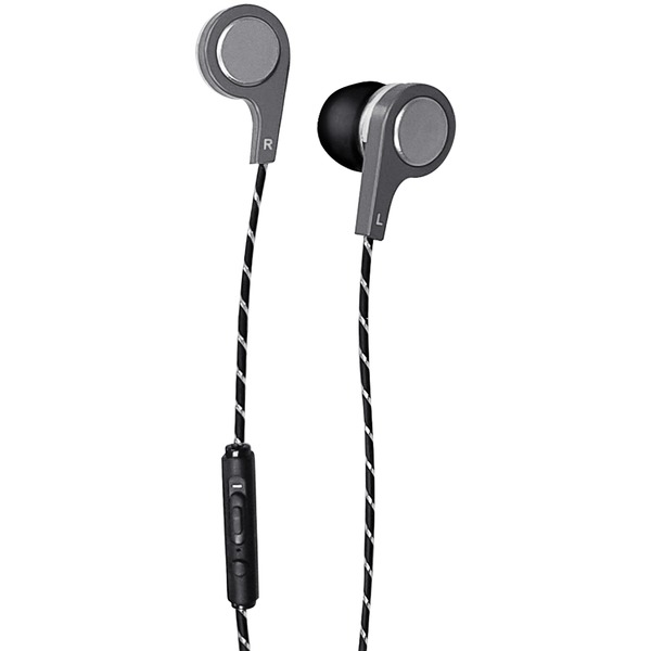 Bass13 Metallic Earbuds with Mic & Volume Control