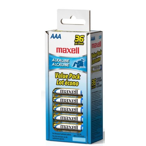 Maxell 723815 - LR0336B Alkaline Batteries (AAA; 36 pk; Box)