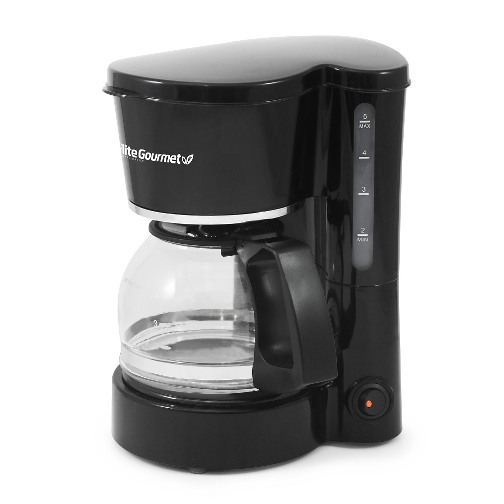Elite EHC-5055X 5 Cup Coffeemaker With Pause And Serve
