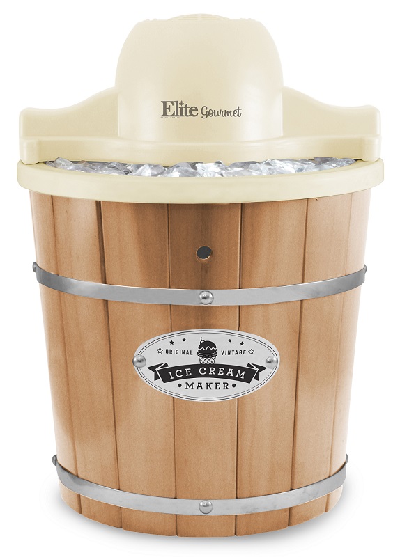 Elite EIM924LX 4 Qt Old Fashioned Bucket Electric Ice Cream