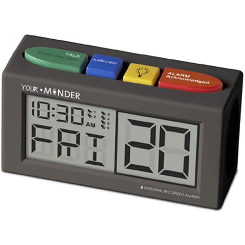 Medcenter 73202 Alarm Clock Pill Reminder Personal Recording