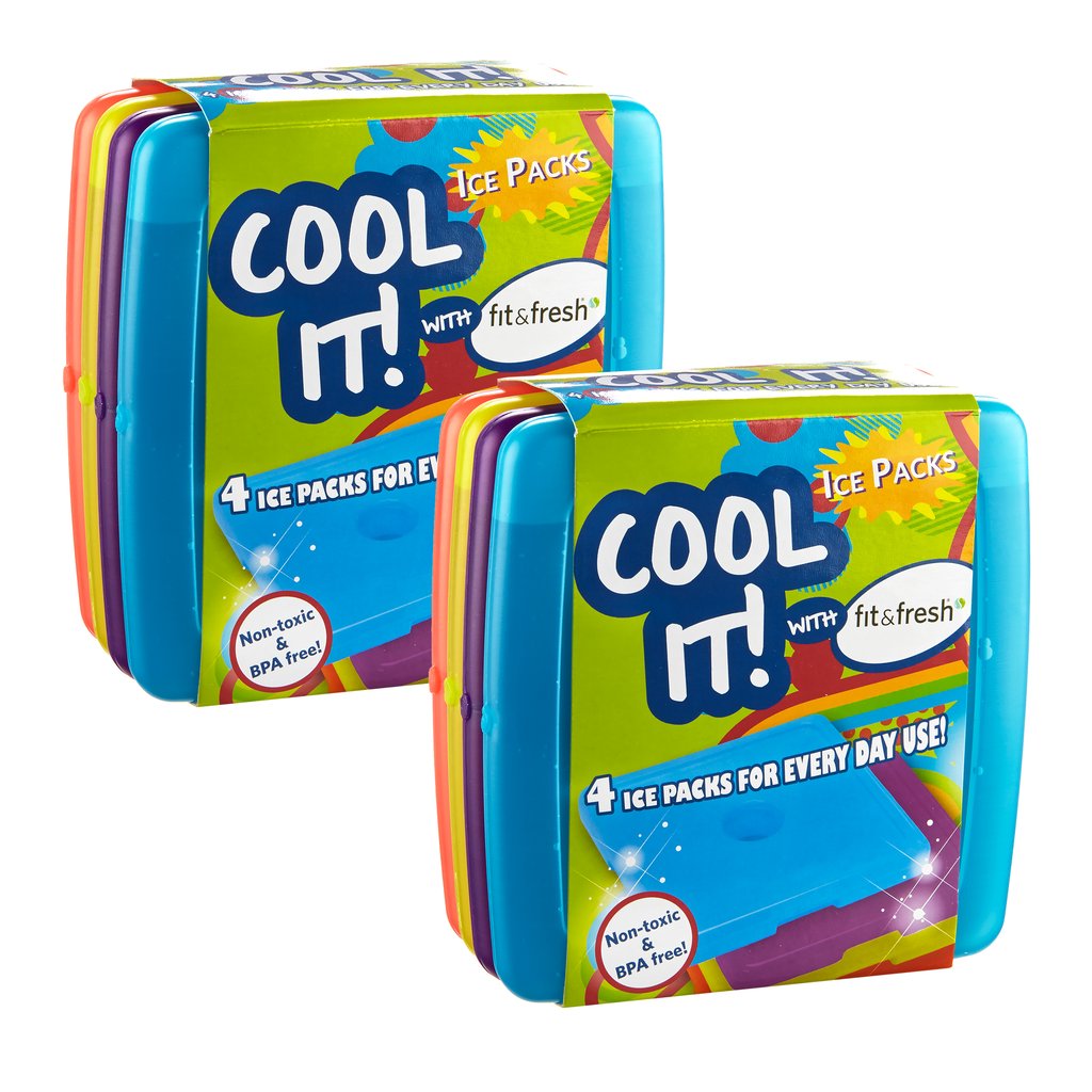 Fit & Fresh 336KCHPK8 8 Pk Cool Coolers Multicolor Ice Pack