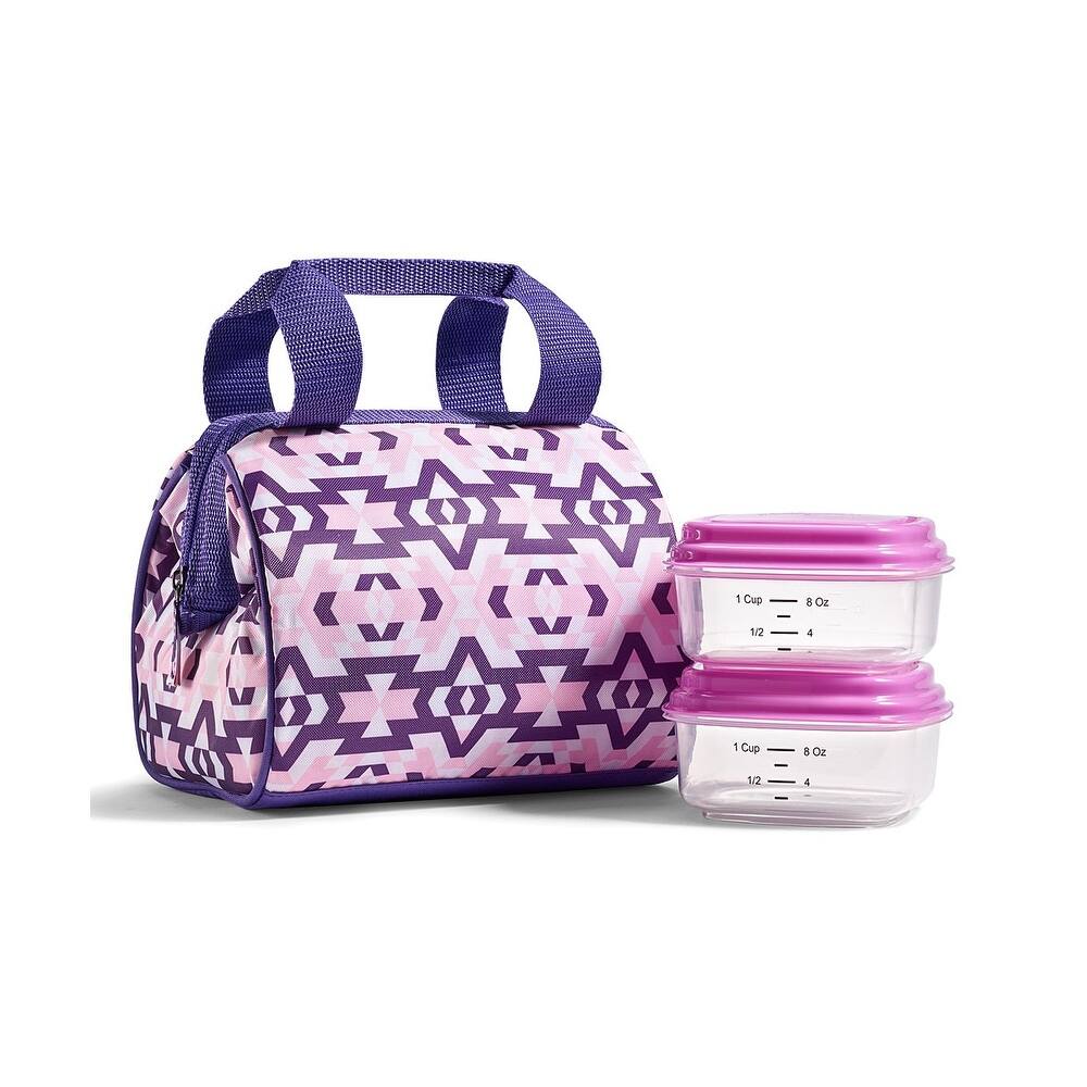 Fit & Fresh 397LS1514 Pink Purple Native Riley Bag