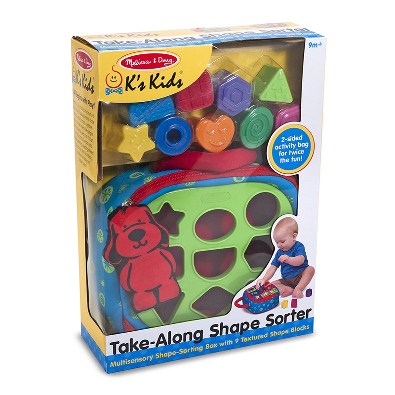 Take-Along Shape Sorter Baby and Toddler Toy