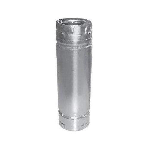 4" X 6" Pelletvent Pro Pipe, 304-Alloy Stainless Inner Pipe, Galvalume Outer