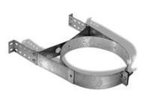 6" & 8" Duravent DuraTech Adjustable Stainless Steel Wall Strap - 6DT-AWS-SS