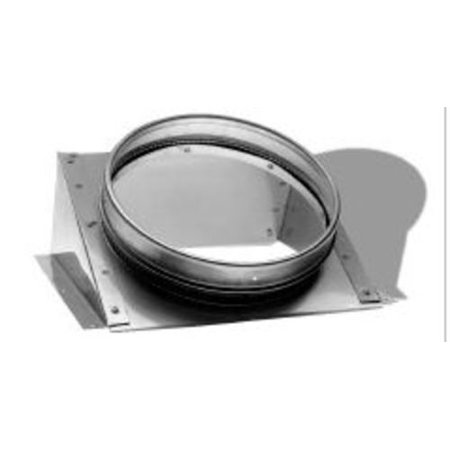 6" Duraliner 30-Degree Oval-to-Oval Stove Connector - 6DLR-CNO