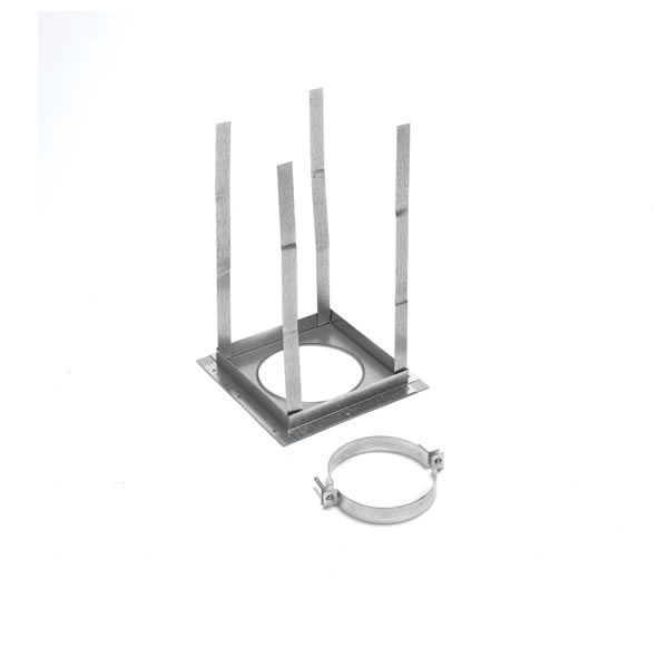 3" Type B Gas Vent Square Firestop Support - 3GVRS