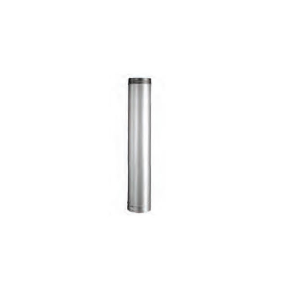 6" Duraliner 304-Alloy Stainless Steel 12" Rigid Pipe - 6DLR-12