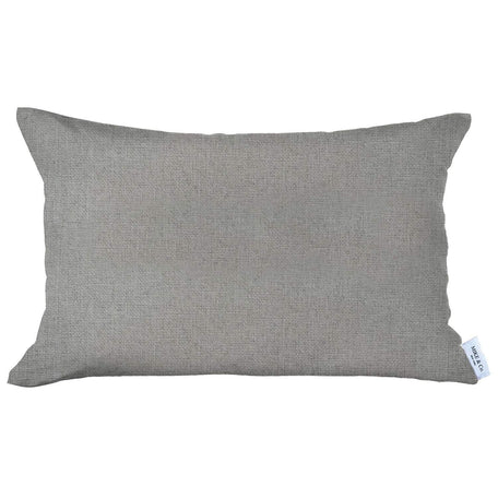 Boho-Chic Decorative Jacquard Throw Pillow 12"x20" Grey