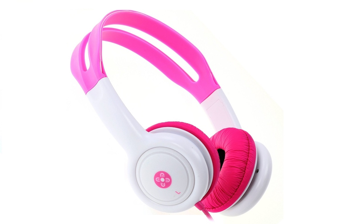 Moki ACC HPKP Pink Volume Limited Headphones For Kids