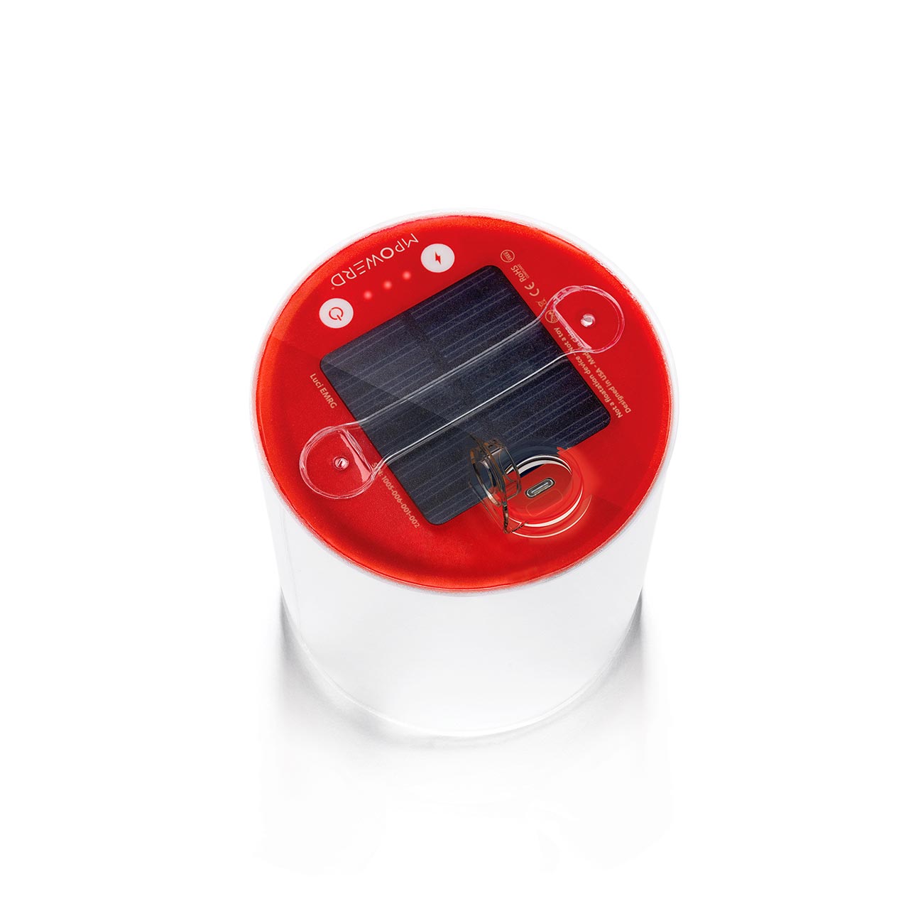 MPowerd Luci 'EMRG' Inflatable Solar Light (Red/White Color)
