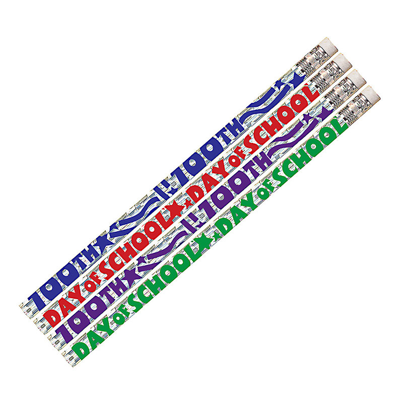 100th Day of School Pencil, Pack of 144