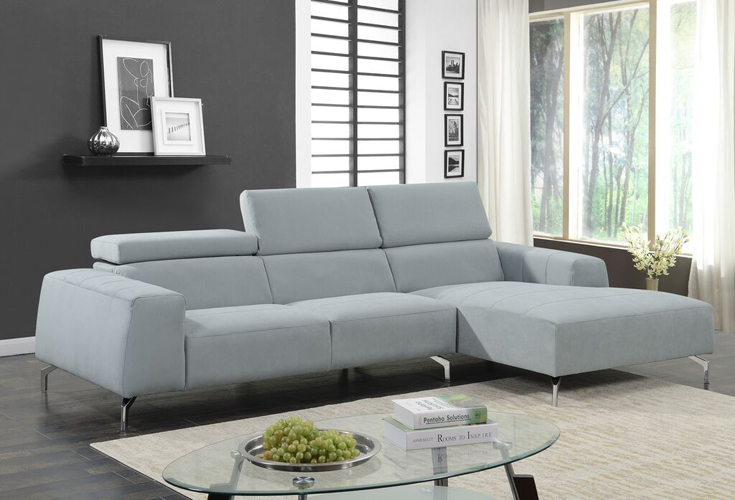 Lincoln Fabric Sky Blue Sectional