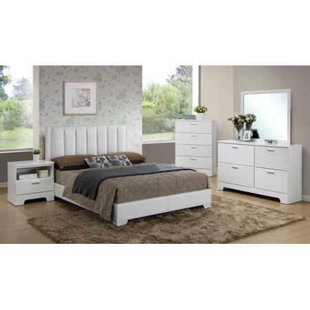 Bedroom Moderno Twin Bed, White
