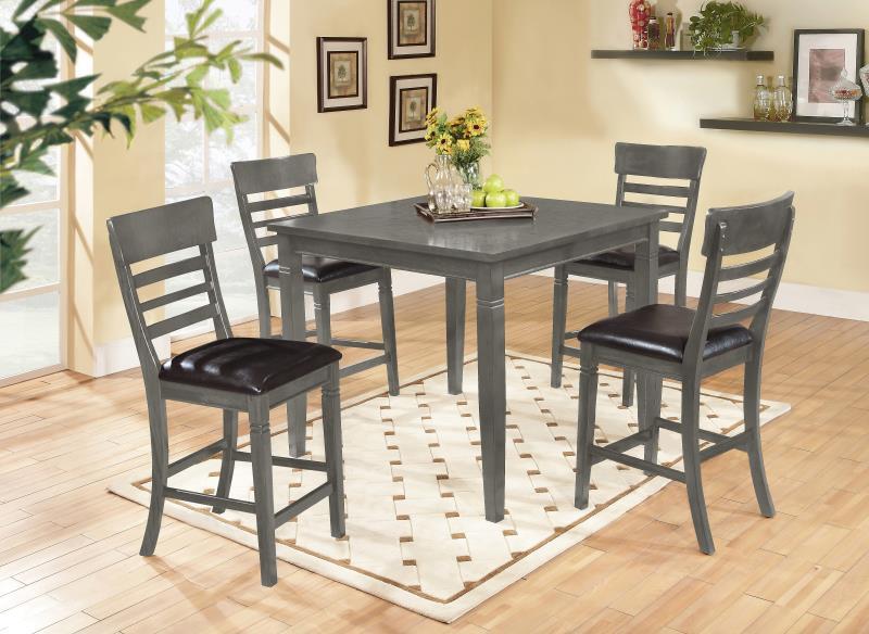 Dining Room Paige 5pc Counter Height Dining Set