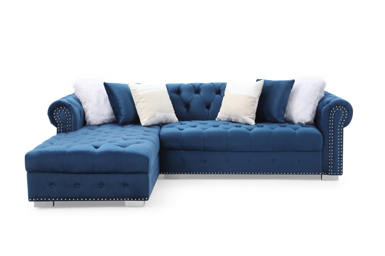 Fillmore Sectional, Blue