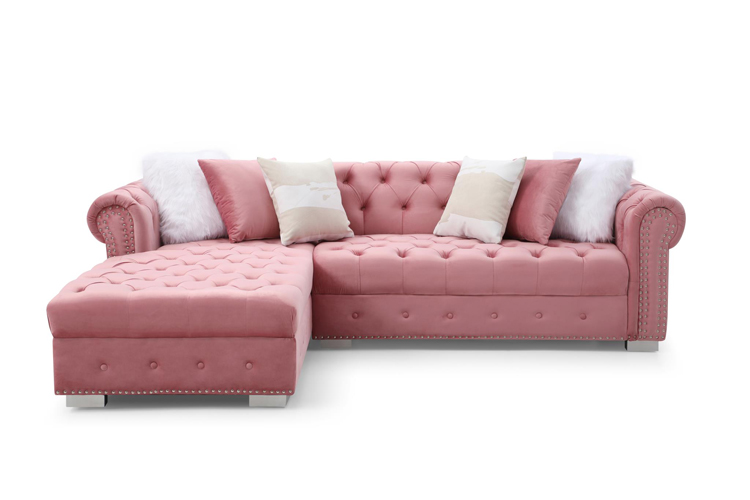 Fillmore Sectional, Pink