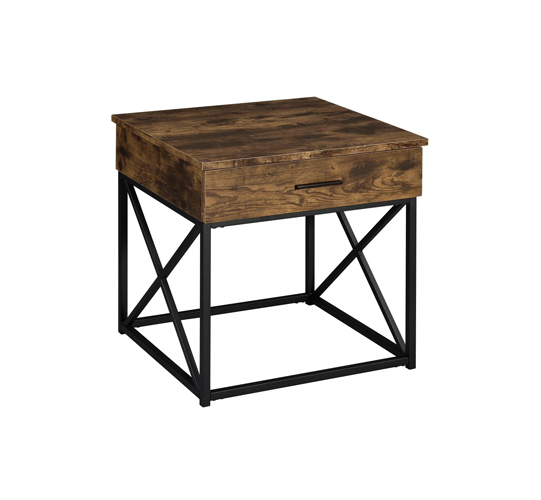 Gwen End Table, Brown