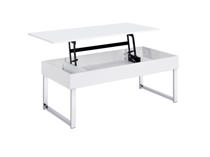 Knox Lift Top Coffee Table, White