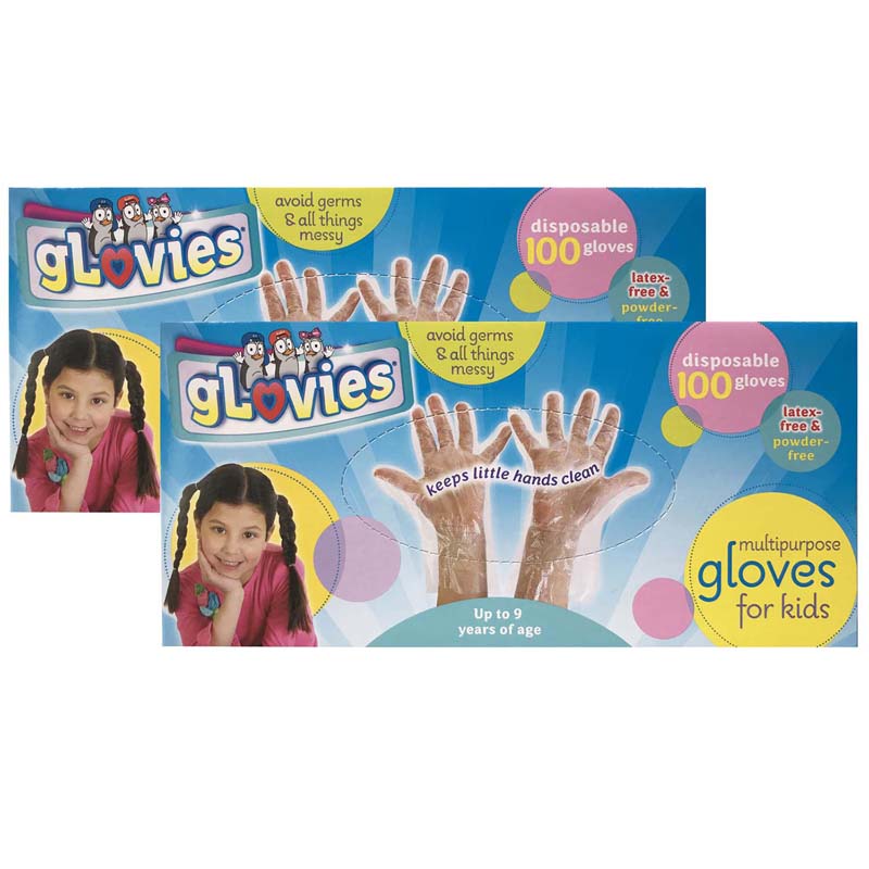 Multipurpose Disposable Gloves, 100 Per Box, Pack of 2