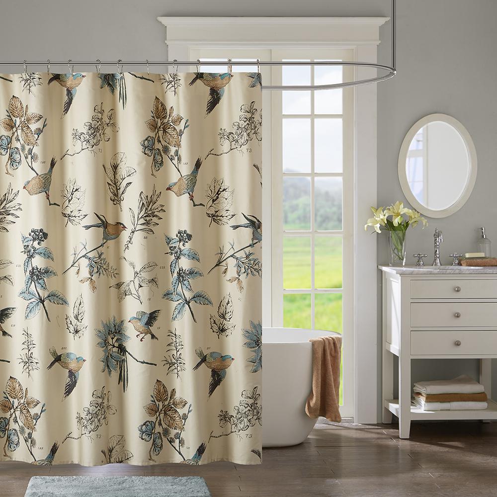 100% Cotton Printed Shower Curtain,MP70-4246