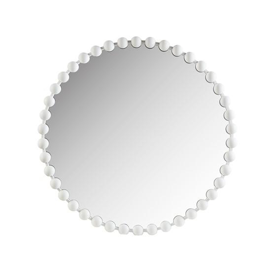 Marlowe Mirror 36" diameter White 36x36x1.8"