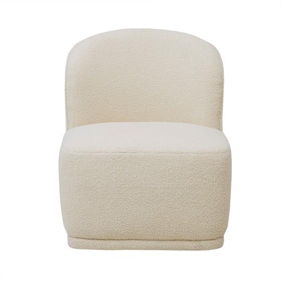 Monarch Swivel Chair Ivory 26.25"W x 29.5"D x 31.5"H