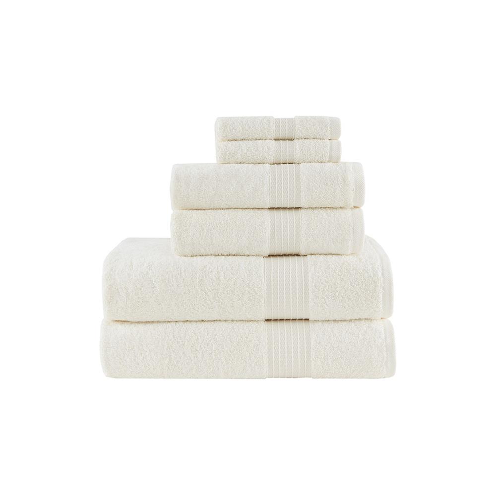 100% Cotton 6 Piece Towel Set,MP73-5138