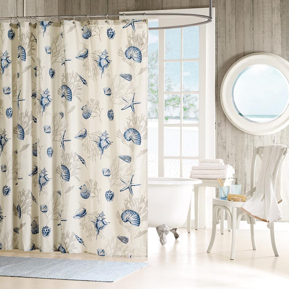 100% Cotton Sateen Printed Shower Curtain,MP70-645
