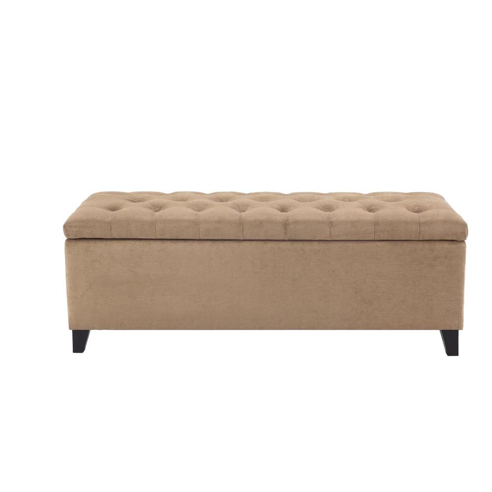 Shandra Tufted Top Storage Bench,FPF18-0142