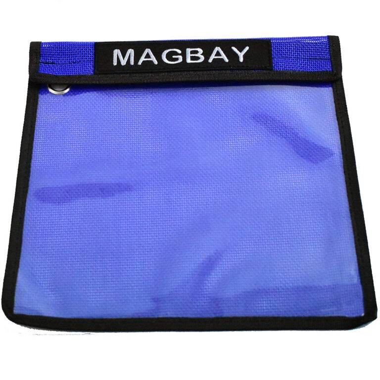 Magbay Blue Velcro Flat Bag