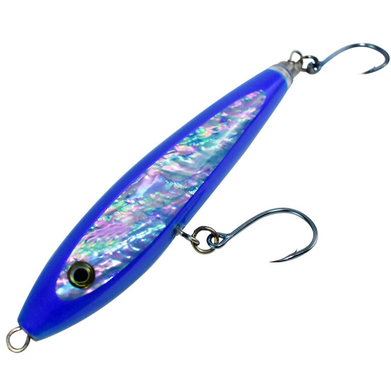 StickBait Abalone 8in with Hooks - 8in Blue
