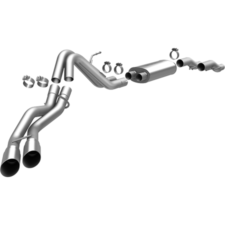 2011 FORD F150 3.7L SC/SB STAINLESS STEEL CAT-BACK PERFORMANCE EXHAUST SYSTEM