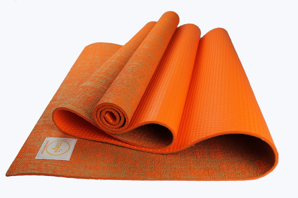Jute Premium Eco Yoga Mat - 24inx68in Orange